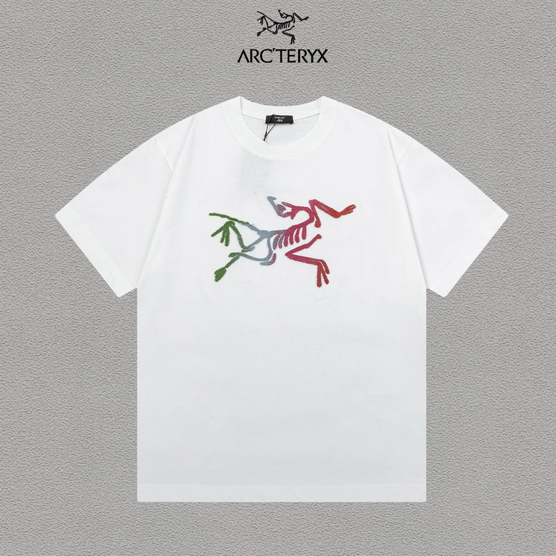Arc'teryx Gradient Multi‑Color Fossil‑Bird Graphic SS T‑Shirt