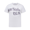 Acne Studios Est.1996 Large Front‑Print Crew‑Neck Short‑Sleeve T‑Shirt