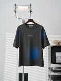 Acne Studios Gradient Metallic Finish Oversized Short‑Sleeve T‑Shirt