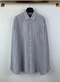 Acne Studios Oversized Long‑Sleeve Stripe Button‑Up Shirt
