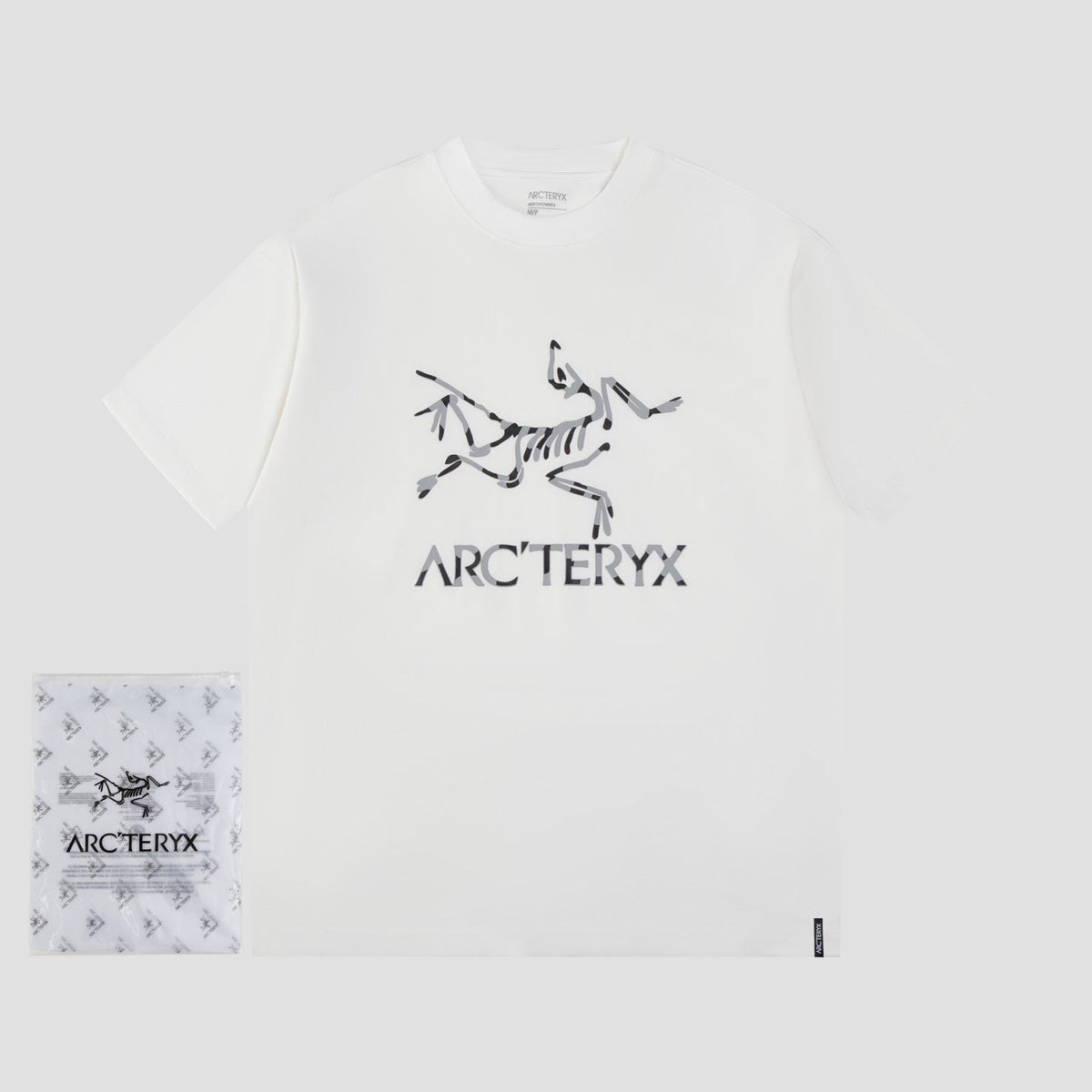 Arc'teryx Oversized Archaeopteryx Skeleton Logo & Wordmark Heavyweight Unisex T-Shirt