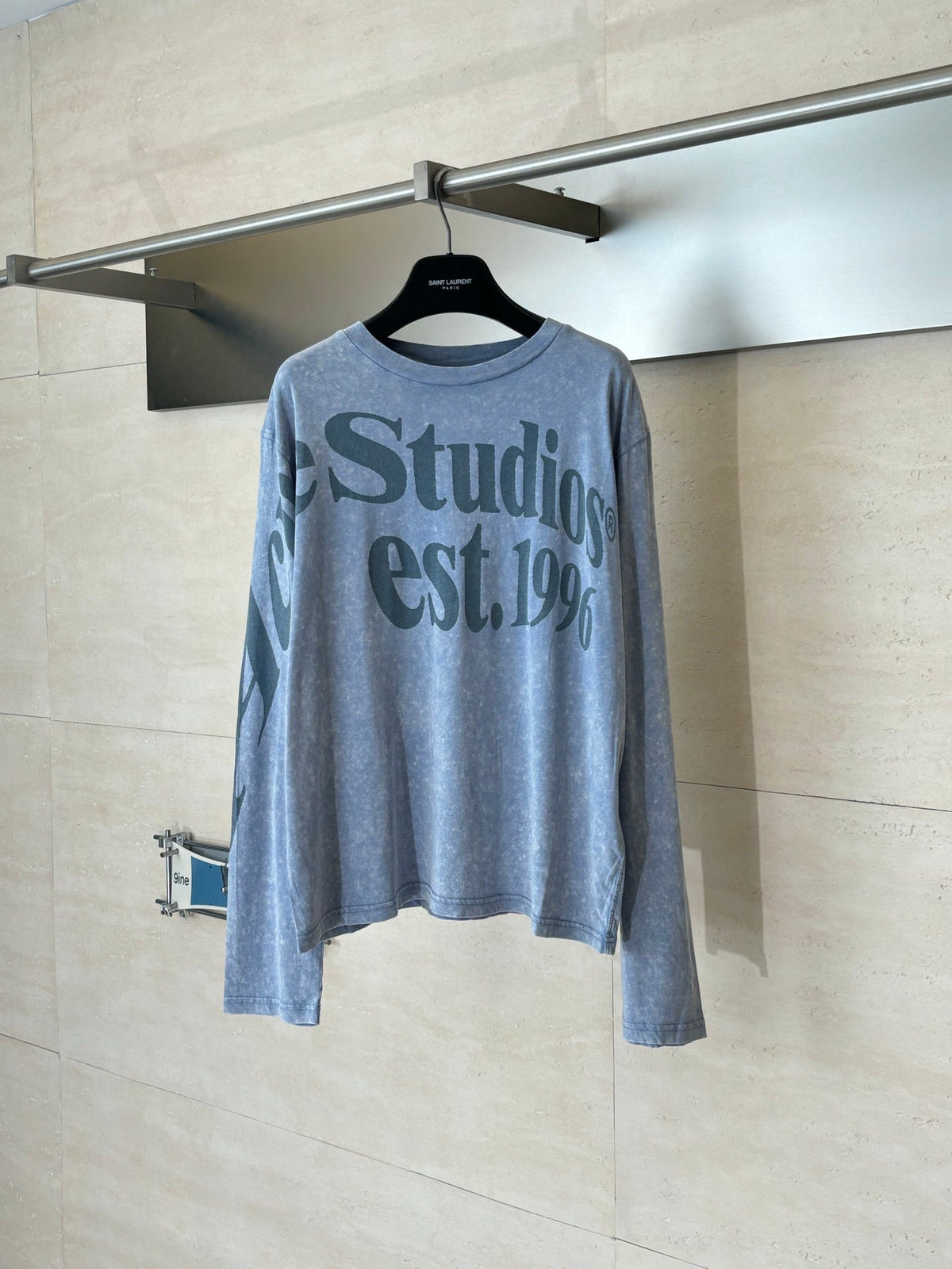Acne Studios Est.1996 Graphic Oversized Long‑Sleeve T‑Shirt