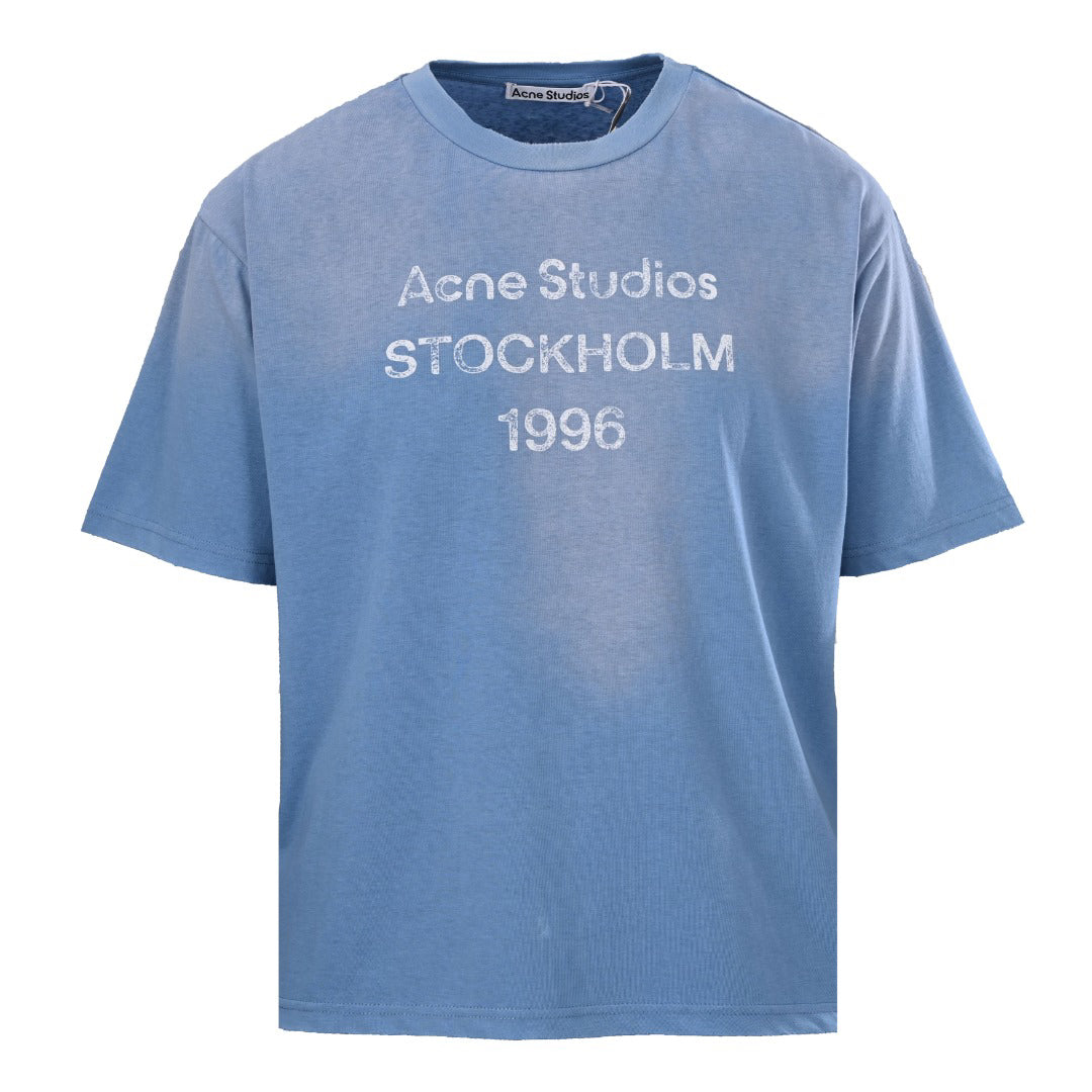 Acne Studios Stockholm 1996 Heather‑Tone Oversized Crew‑Neck T‑Shirt