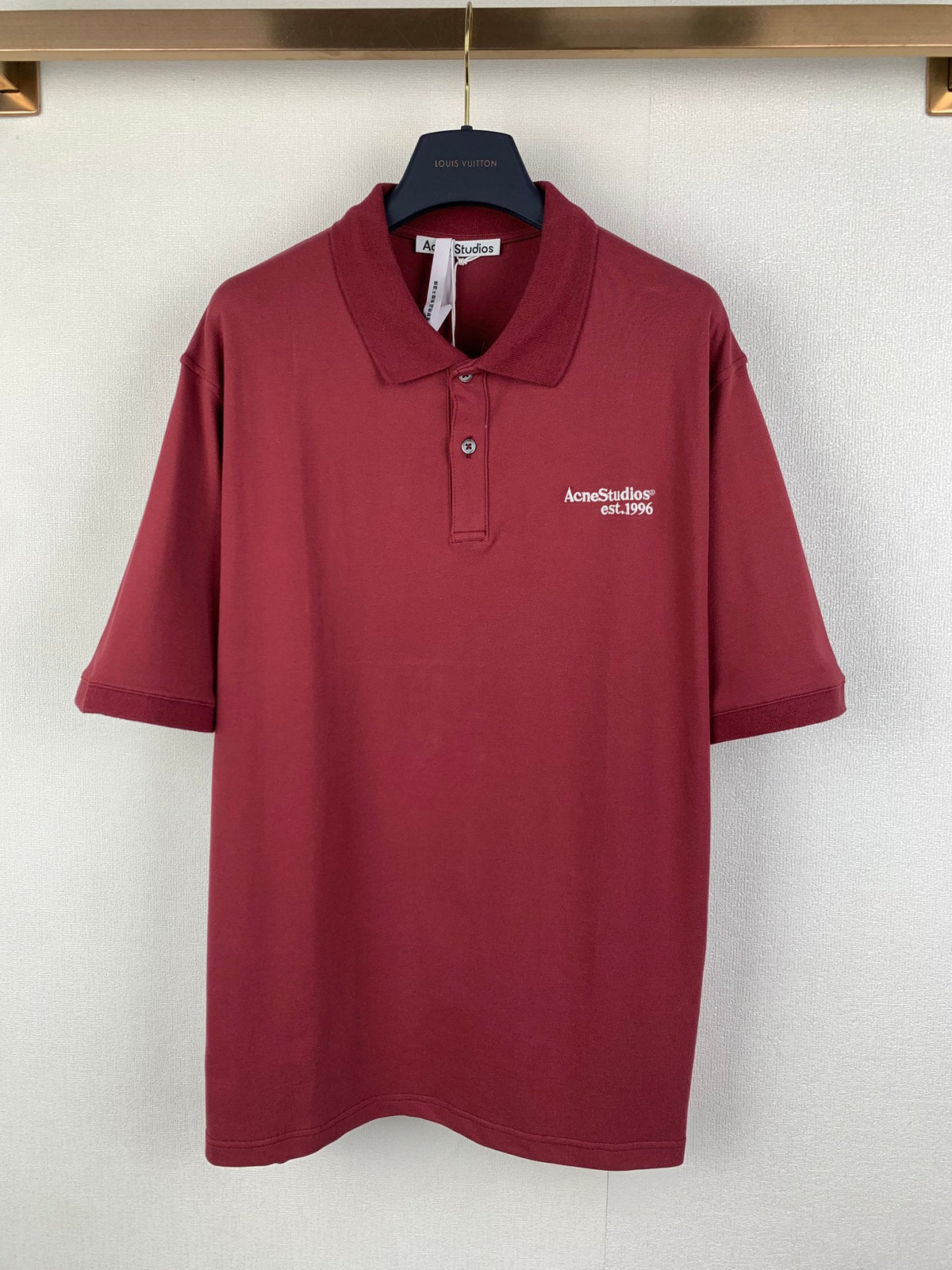 Acne Studios Classic Short‑Sleeve Polo Shirt