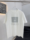 Acne Studios Short‑Sleeve Smile Face Graphic Print T‑Shirt