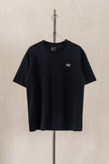 Arc'teryx Spring Summer Black Casual Tee Contrast Stitching Bird Logo Short‑Sleeve T‑Shirt