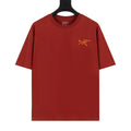 Arc'teryx Small Bird Logo Front and Grid Large Bird Graphic Back Crew Neck Short‑Sleeve T‑Shirt, Unisex Relaxed Fit Tee