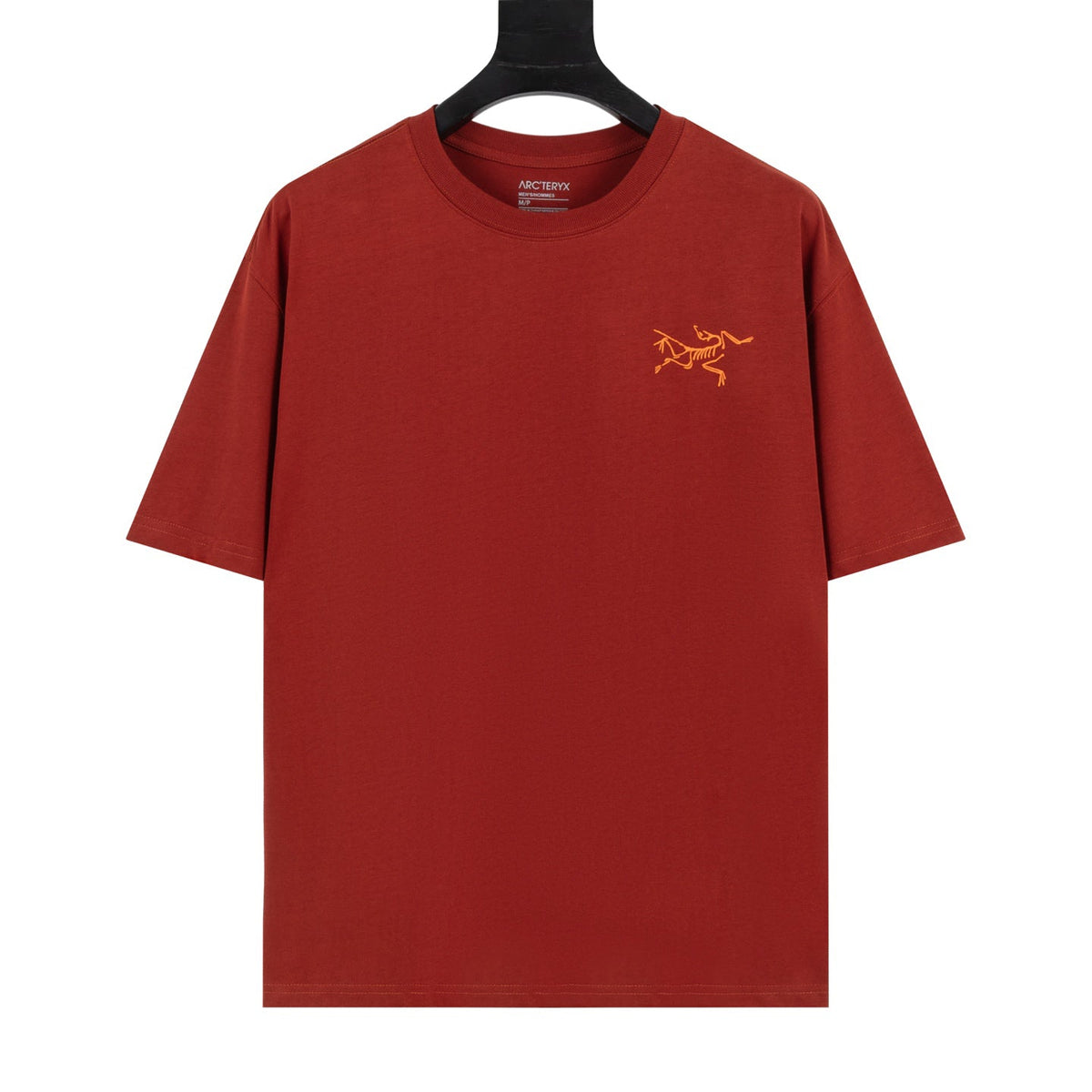 Arc'teryx Small Bird Logo Front and Grid Large Bird Graphic Back Crew Neck Short‑Sleeve T‑Shirt, Unisex Relaxed Fit Tee