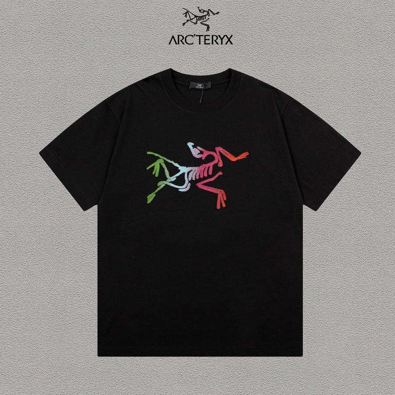 Arc'teryx Gradient Multi‑Color Fossil‑Bird Graphic SS T‑Shirt