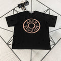 Acne Studios Circular Logo Distressed Crew‑Neck Short‑Sleeve T‑Shirt