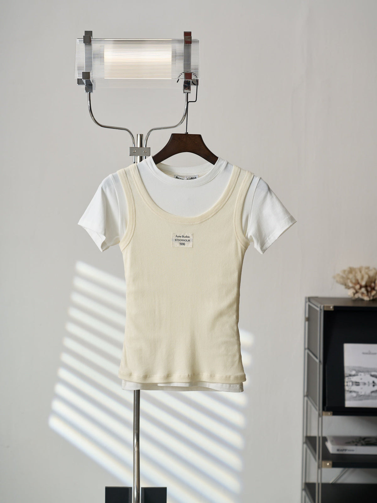 Acne Studios Mock‑Layer Ribbed Tank Top
