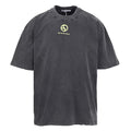 Acne Studios Circular‑Symbol Vintage‑Wash Oversized Crew‑Neck T‑Shirt