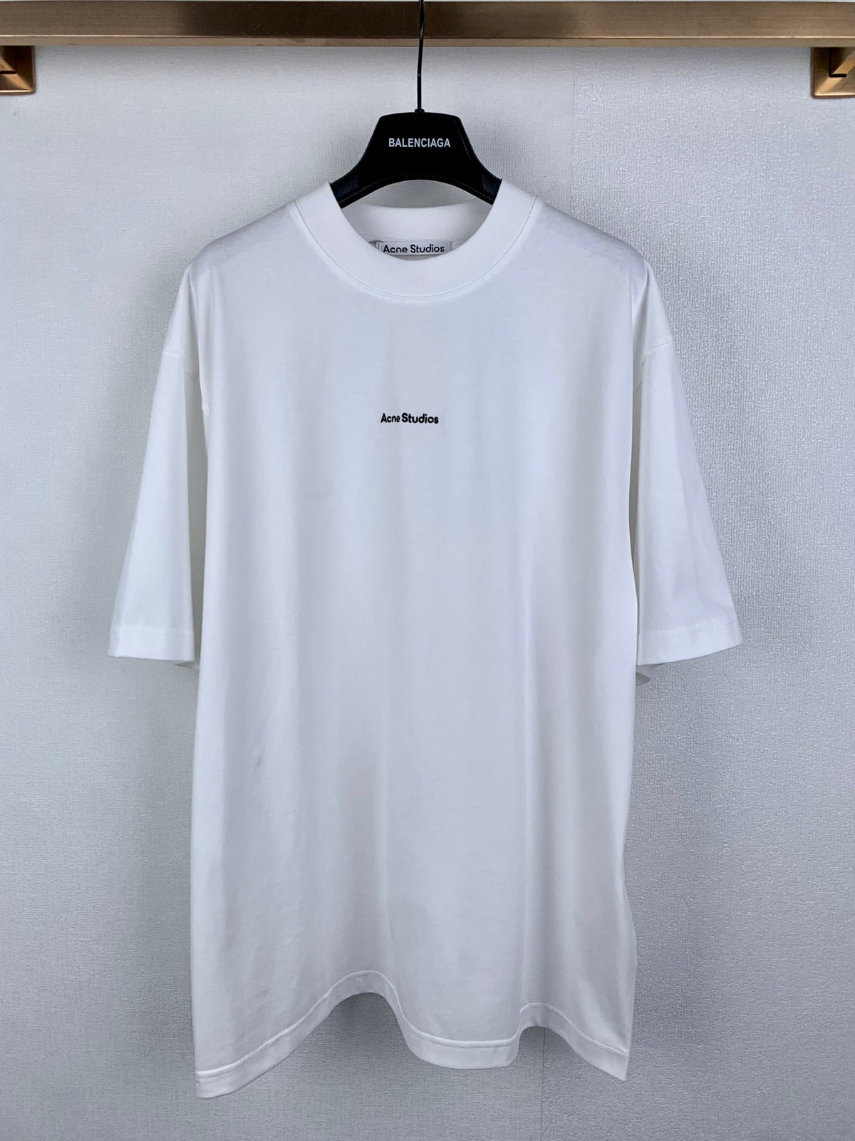 Acne Studios Chest Logo Oversized Short‑Sleeve T‑Shirt