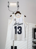 Acne Studios Unisex Sleeveless Basketball‑Style Jersey Tank Top