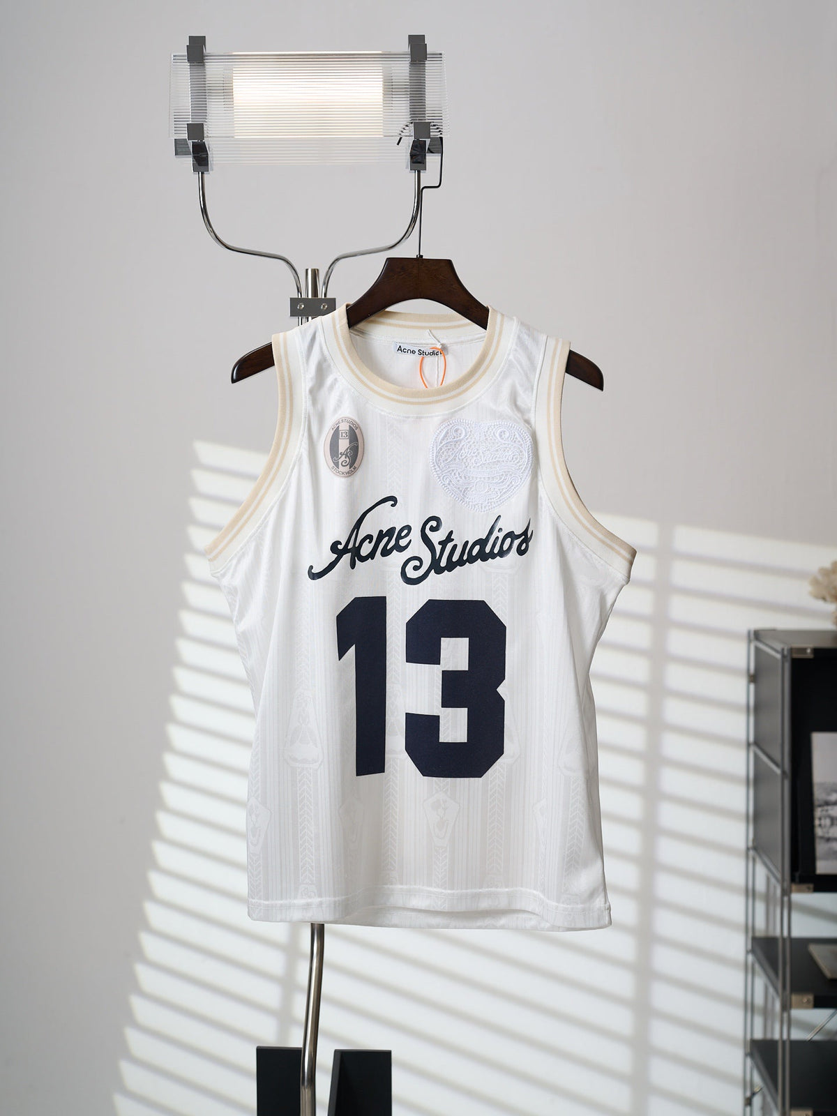 Acne Studios Unisex Sleeveless Basketball‑Style Jersey Tank Top