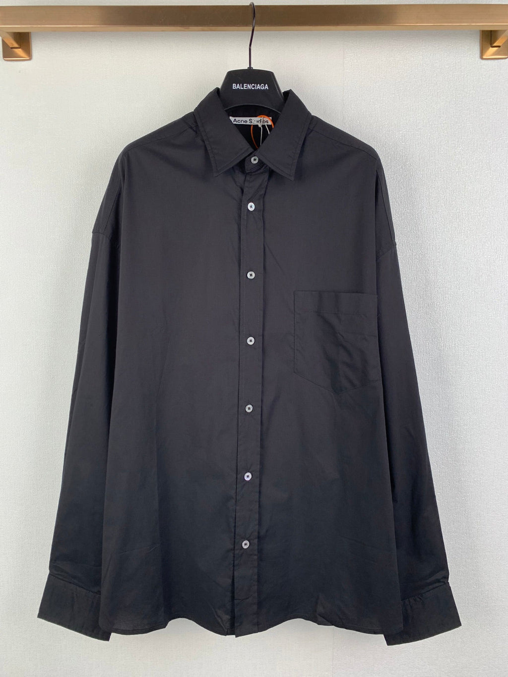 Acne Studios Oversized Pocket Long‑Sleeve Button‑Down Shirt