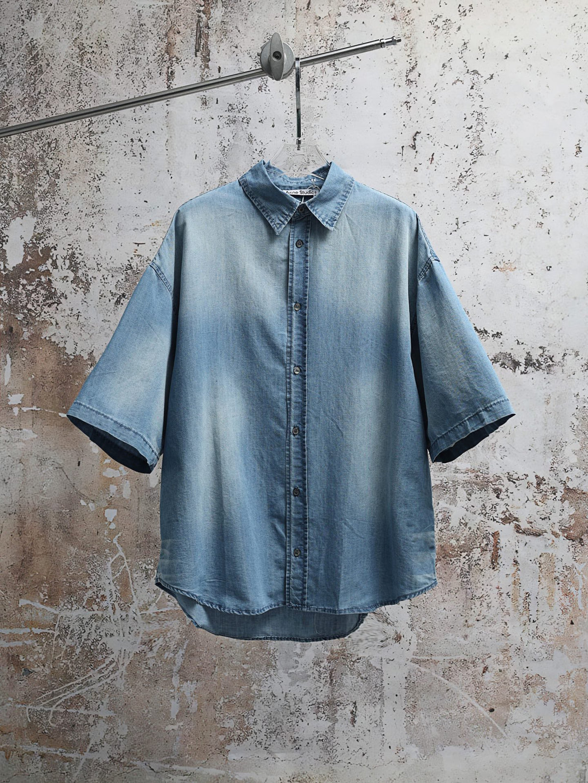 Acne Studios Short‑Sleeve Denim Shirt