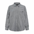 Acne Studios Long‑Sleeve Check Button‑Up Shirt