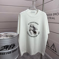 Acne Studios Contemporary‑Art Circular Graphic Distressed‑Trim Crew‑Neck Short‑Sleeve T‑Shirt