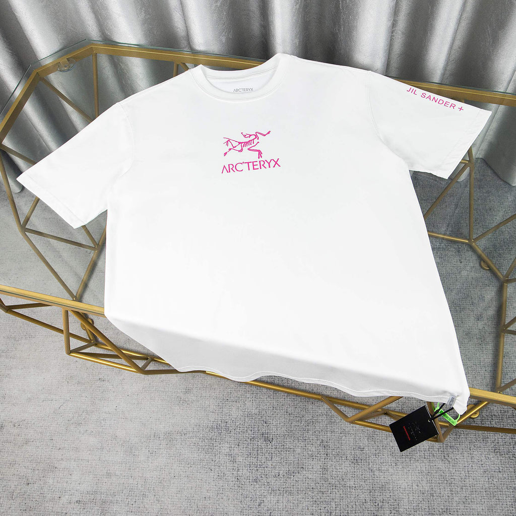 Arc'teryx × Jil Sander+ Hot Pink Archaeopteryx Logo Unisex T-Shirt