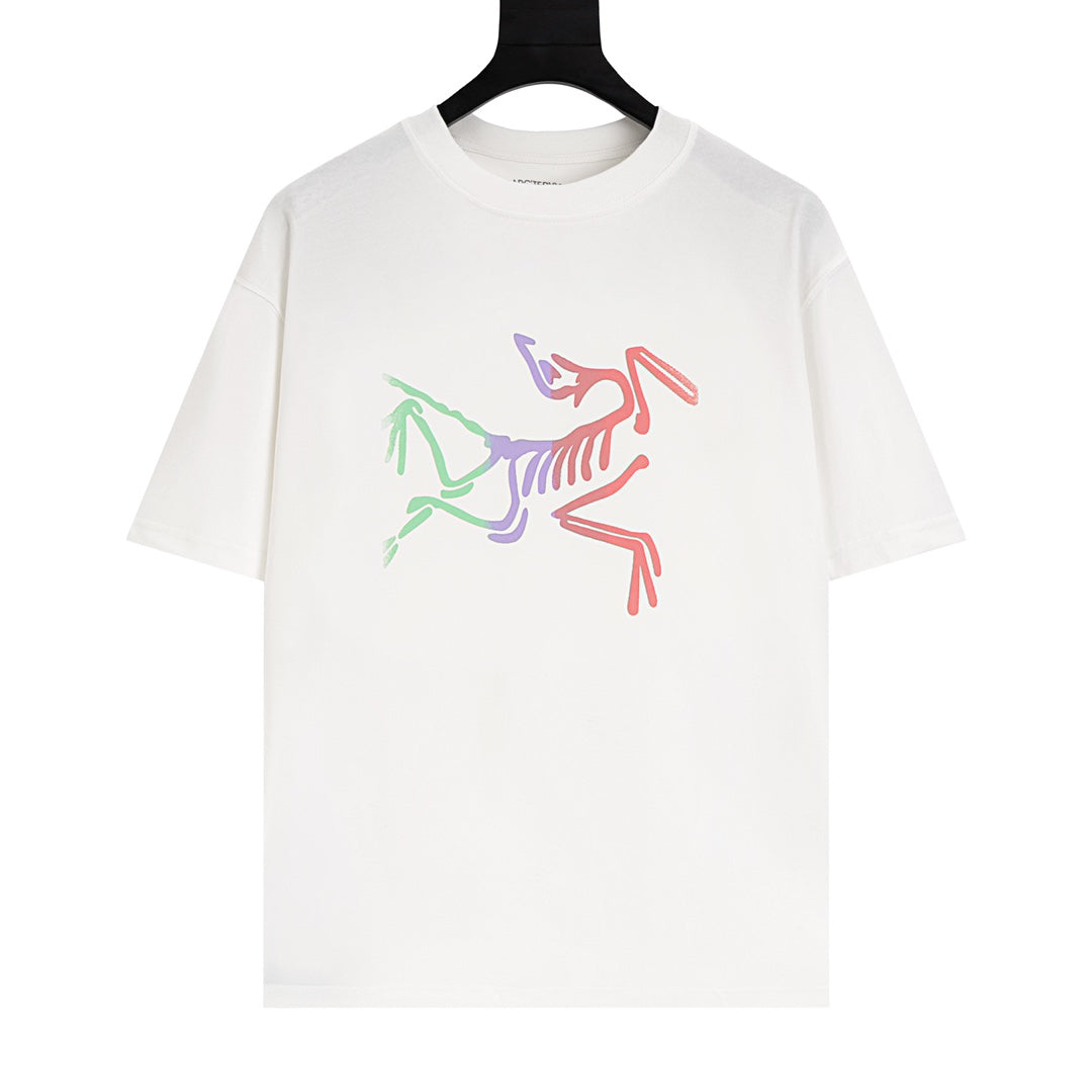 Arc'teryx Gradient Multicolor Fossil Bird Center‑Print SS T‑Shirt