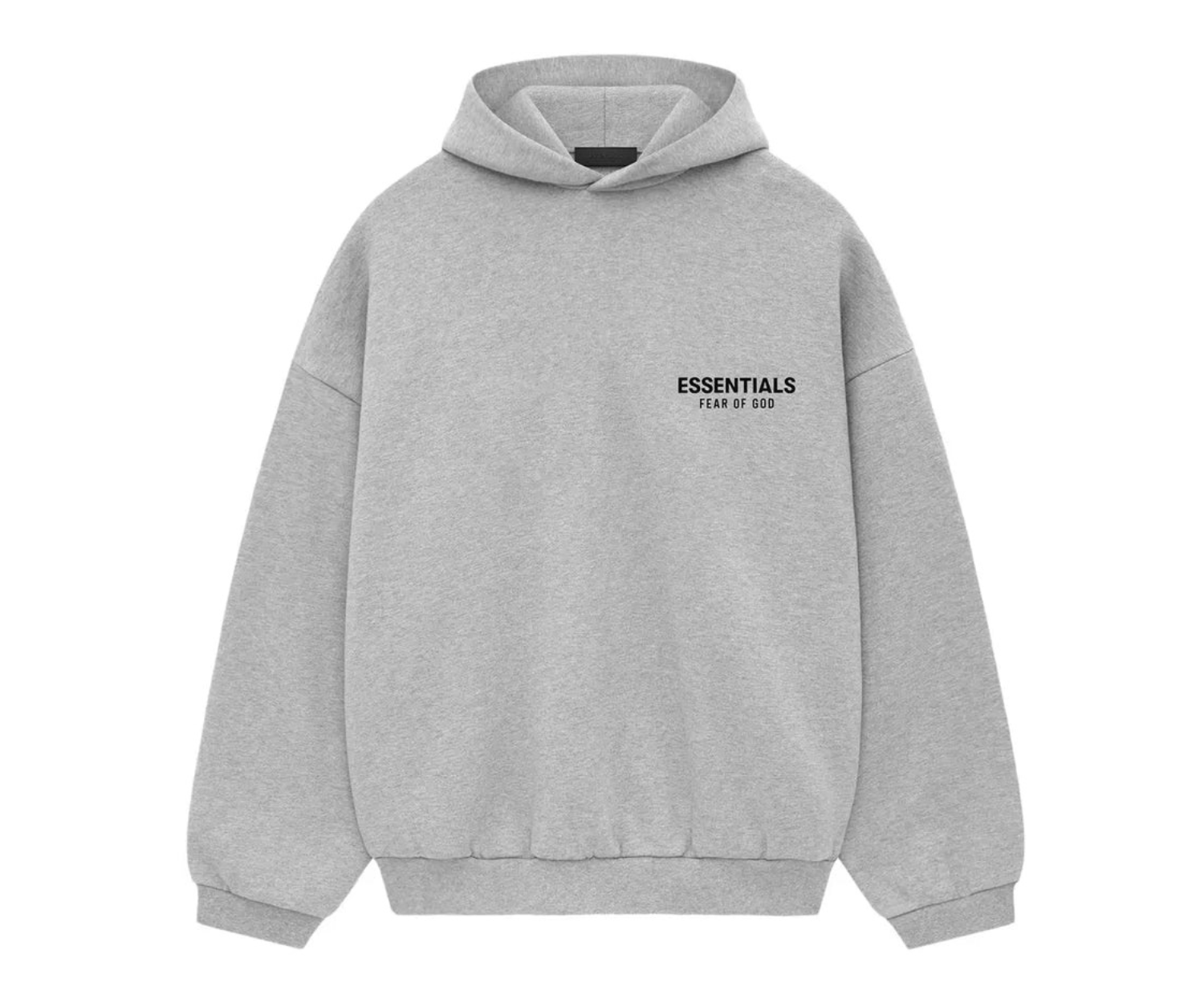 Fear of God Essentials Fleece Hoodie (FW24) Light Heather Gray