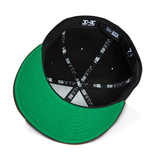 1     New Era 59Fifty Mexico El Tricolor Mexico Flag Patch Script Hat - Black, Brown