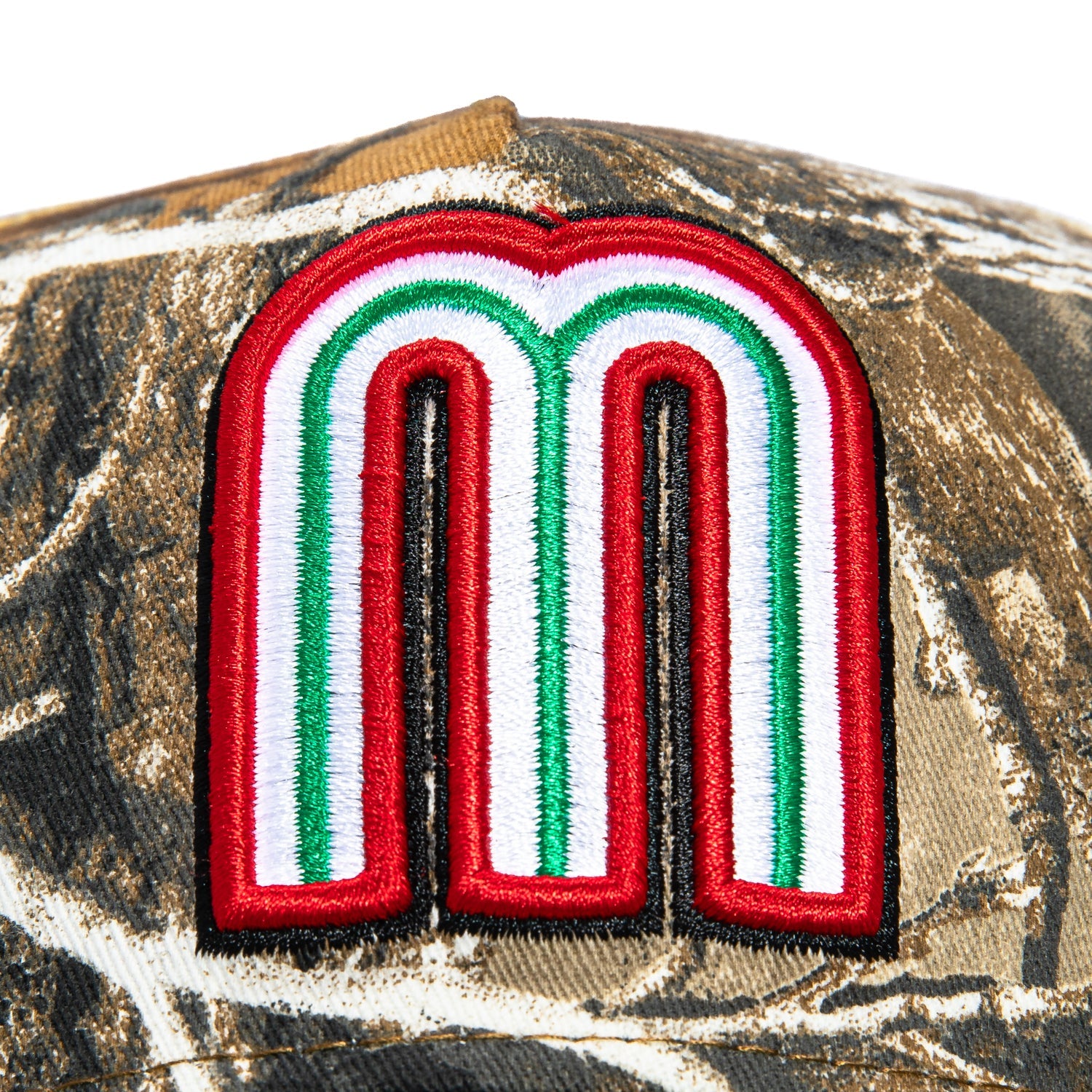 New Era 9Forty A-Frame Mexico World Baseball Classic Mexico Flag Patch Snapback Hat - Realtree, Green