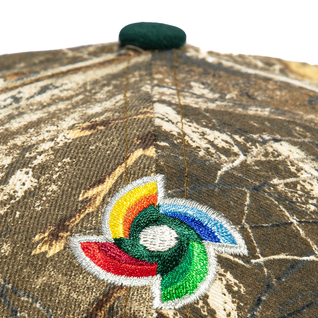 New Era 9Forty A-Frame Mexico World Baseball Classic Mexico Flag Patch Snapback Hat - Realtree, Green