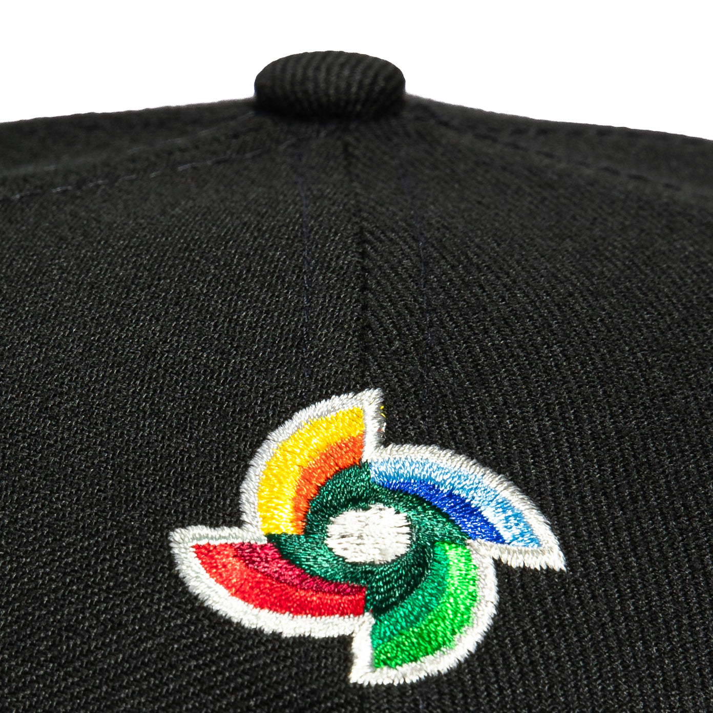 New Era 9Forty A-Frame Mexico World Baseball Classic Mexico Flag Patch Snapback Hat - Black, Metallic Gold