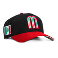 New Era 9Forty A-Frame Mexico World Baseball Classic Mexico Flag Patch Snapback Hat - Black, Red