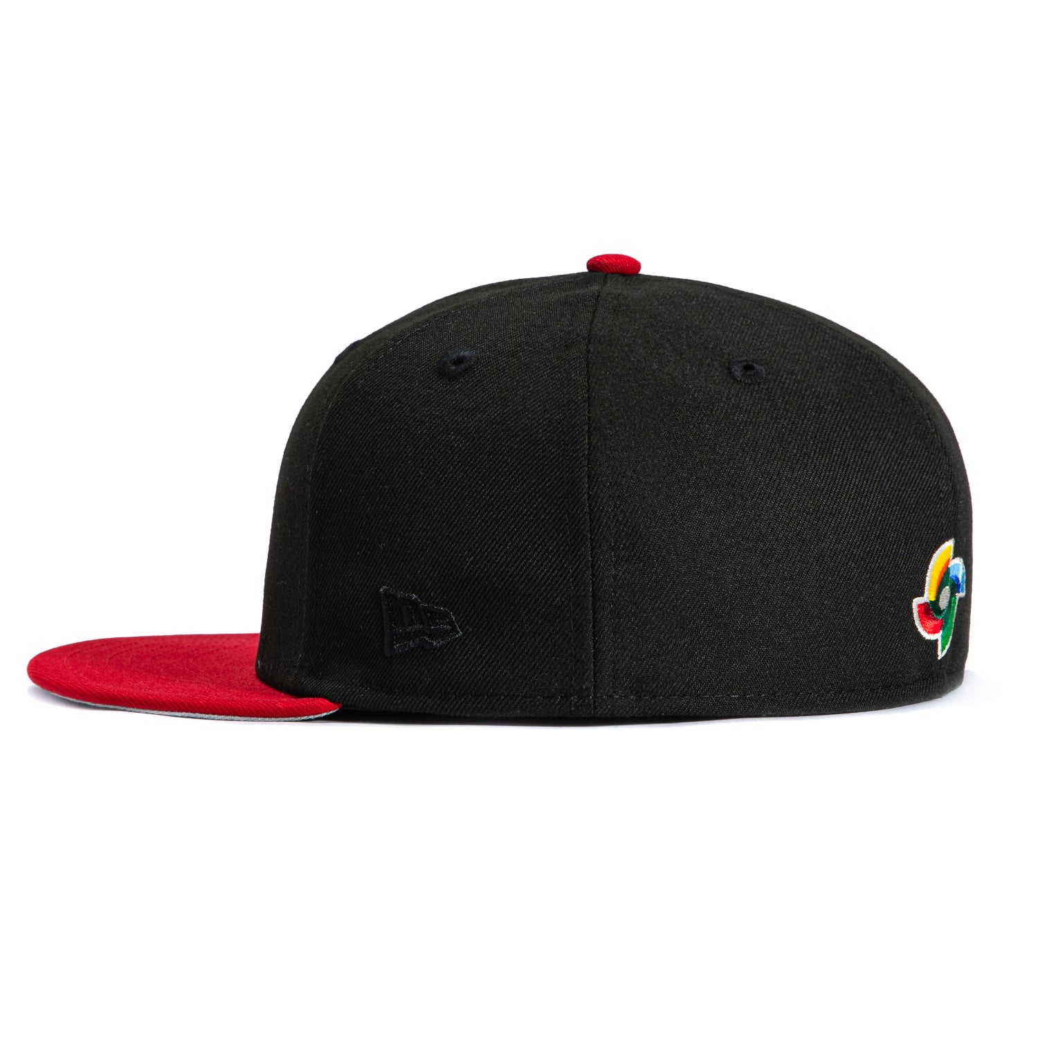 New Era 59Fifty Mexico World Baseball Classic Mexico Flag Patch Hat - Black, Red
