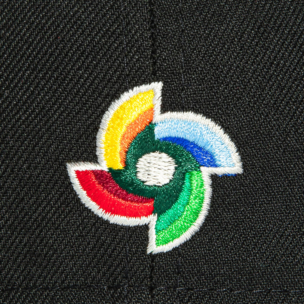 New Era 59Fifty Mexico World Baseball Classic Mexico Flag Patch Hat - Black, Red