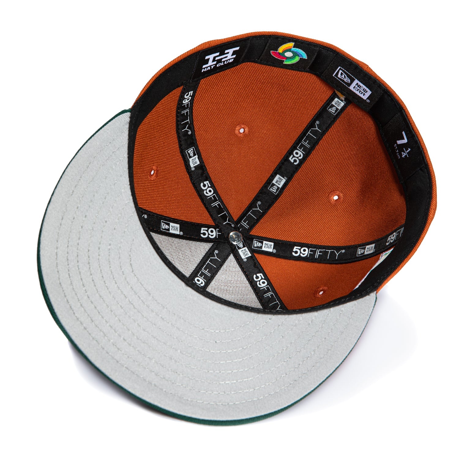 New Era 59Fifty Mexico World Baseball Classic Mexico Flag Patch Hat - Burnt Orange, Green