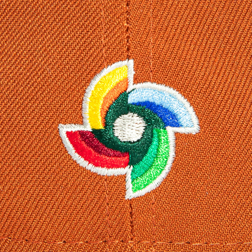 New Era 59Fifty Mexico World Baseball Classic Mexico Flag Patch Hat - Burnt Orange, Green