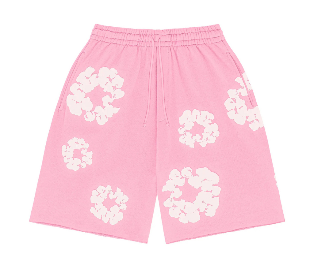 Denim Tears The Cotton Wreath Shorts Pink