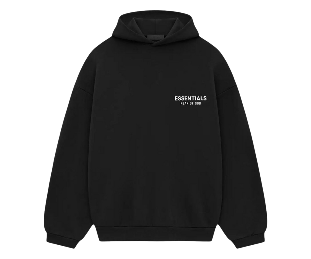Fear of God Essentials Fleece Hoodie (FW24) Black