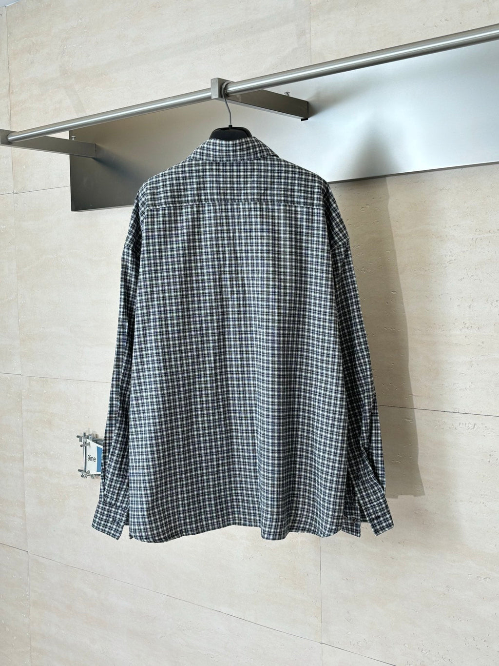Acne Studios Oversized Long‑Sleeve Plaid Button‑Down Shirt