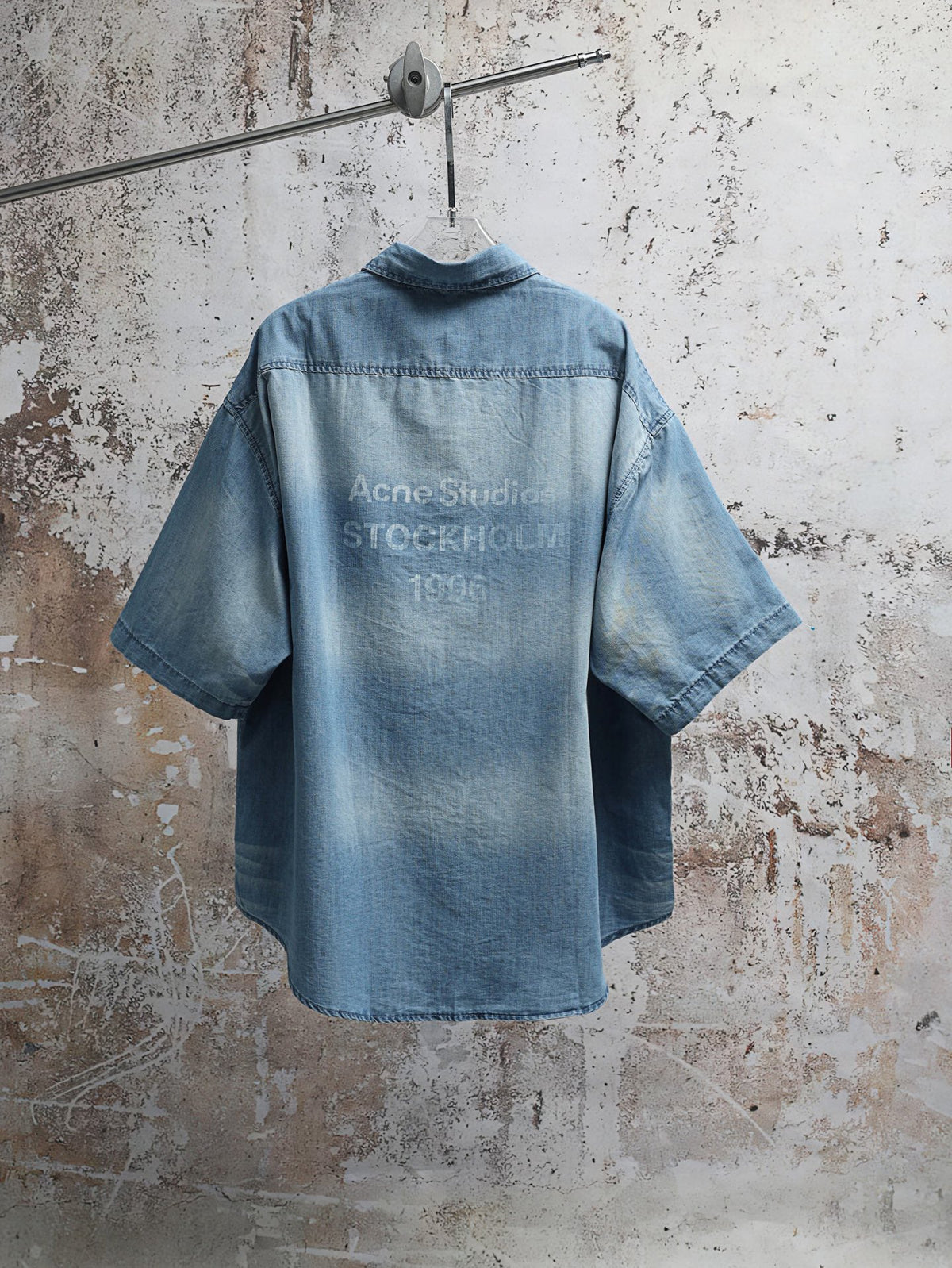 Acne Studios Short‑Sleeve Denim Shirt