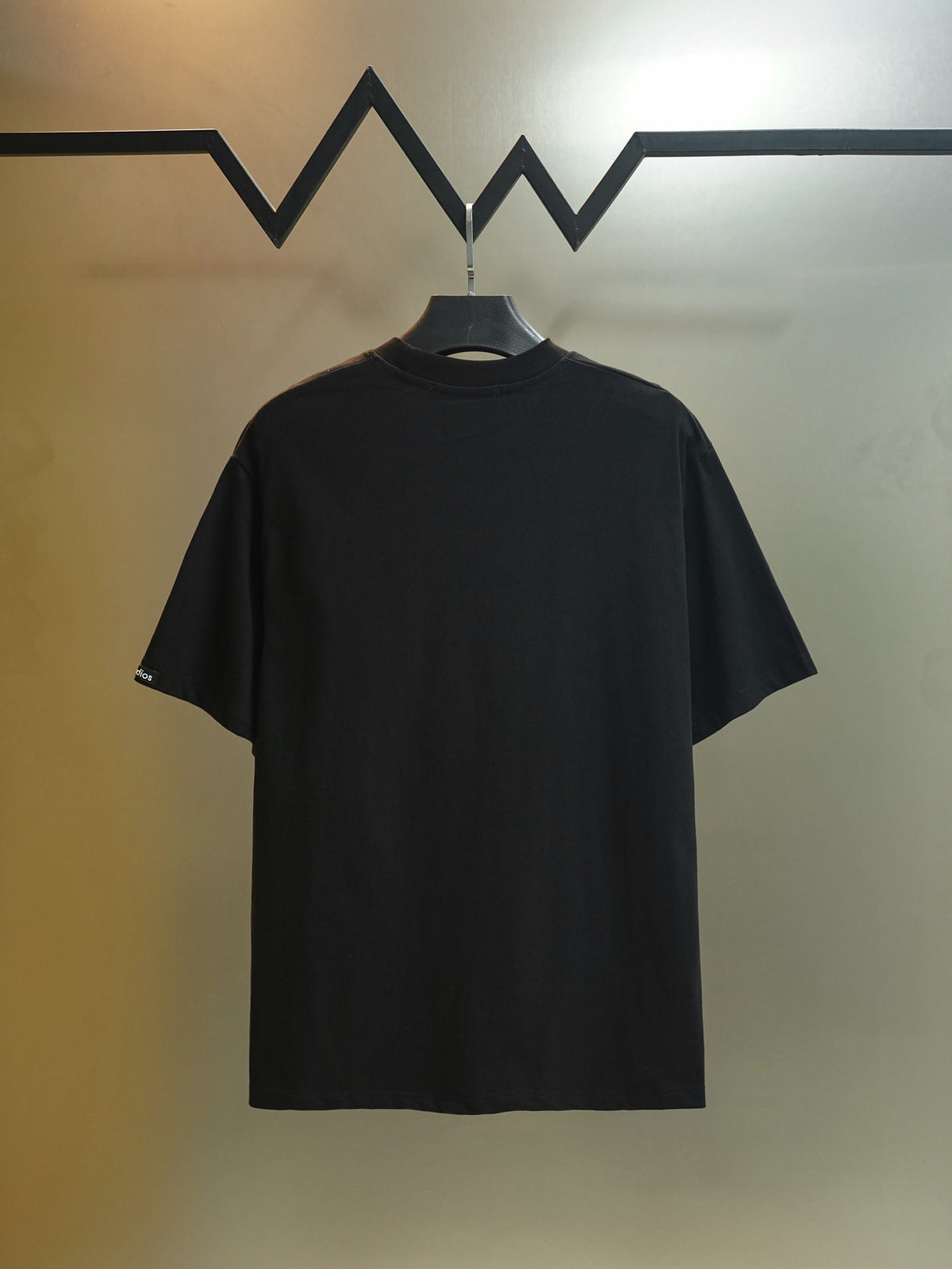 Acne Studios Cuff Logo Crew‑Neck Short‑Sleeve T‑Shirt