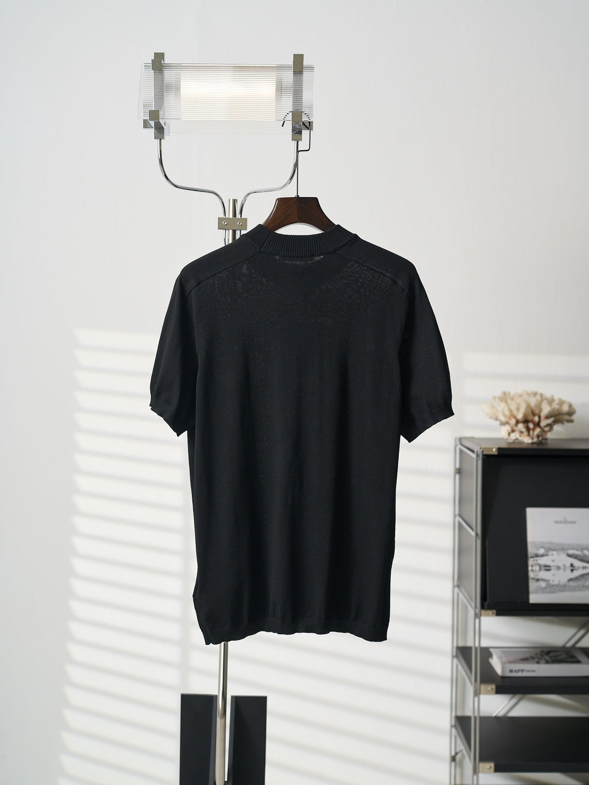 Acne Studios Short‑Sleeve Knit Crew Neck Top