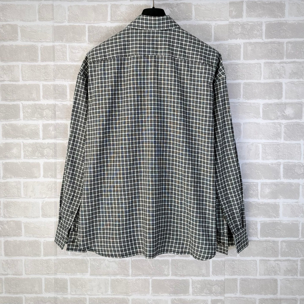 Acne Studios Oversized Check Long‑Sleeve Shirt