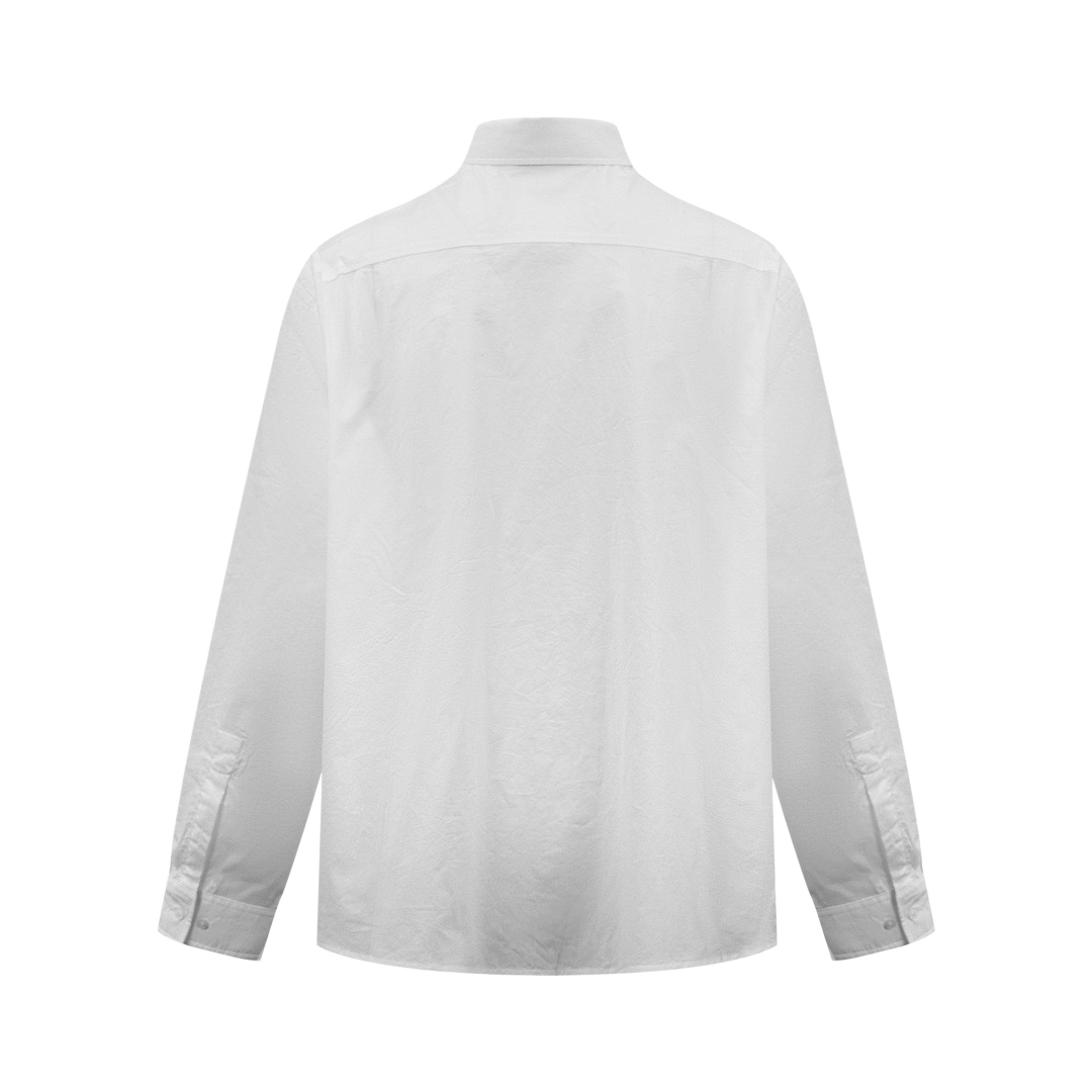 Acne Studios Oversized Long‑Sleeve Button‑Front Cotton Shirt