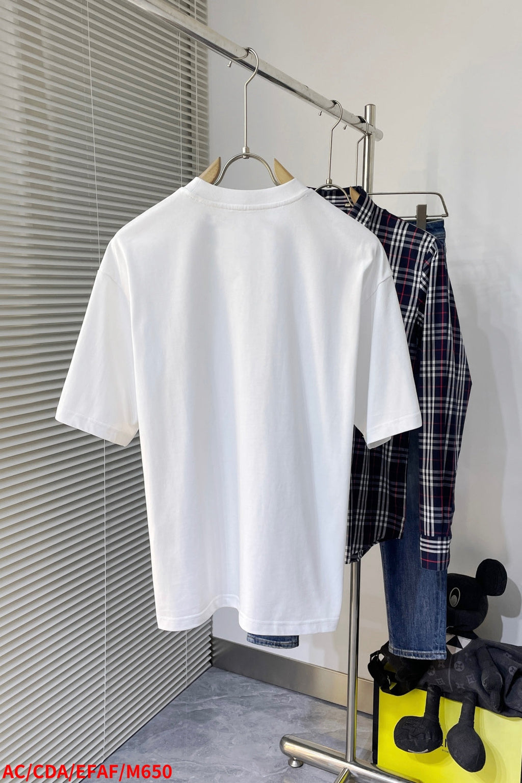 Acne Studios Brush‑Stroke Face‑Graphic Short‑Sleeve T‑Shirt