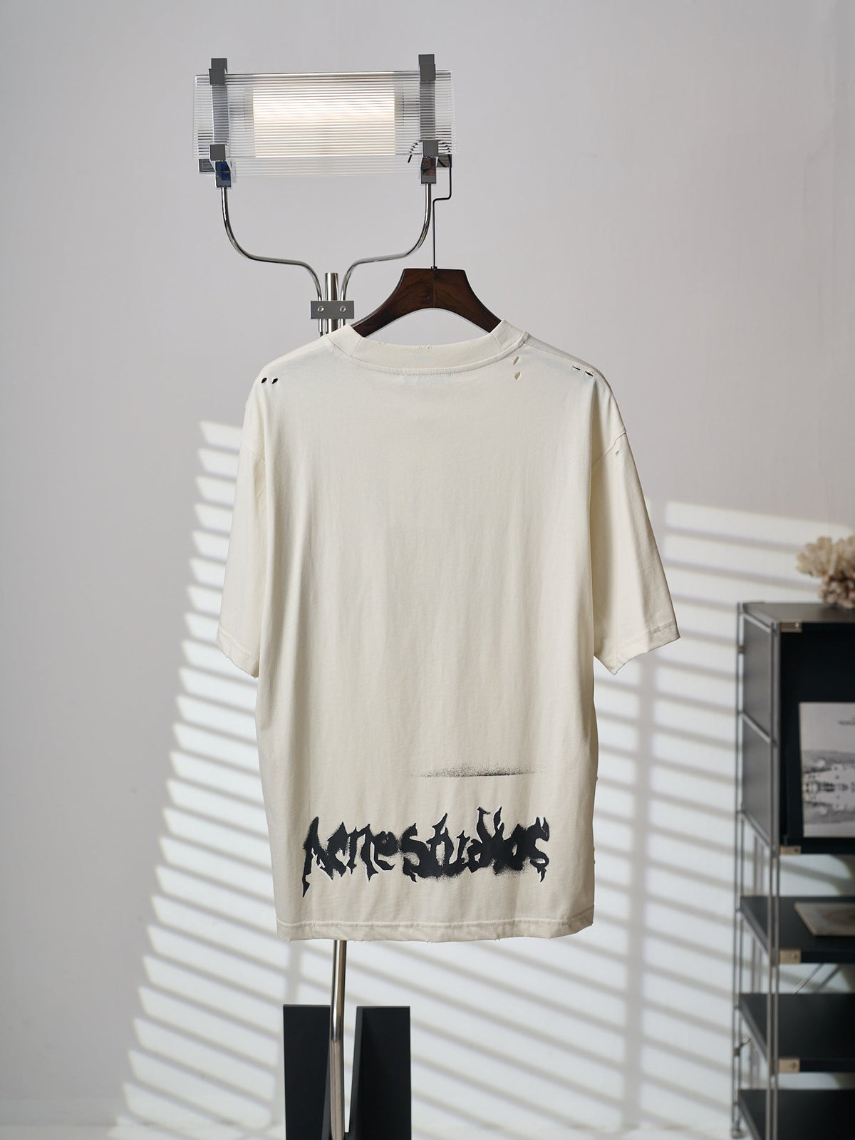 Acne Studios Unisex Graffiti Graphic Short‑Sleeve Crew‑Neck T‑Shirt