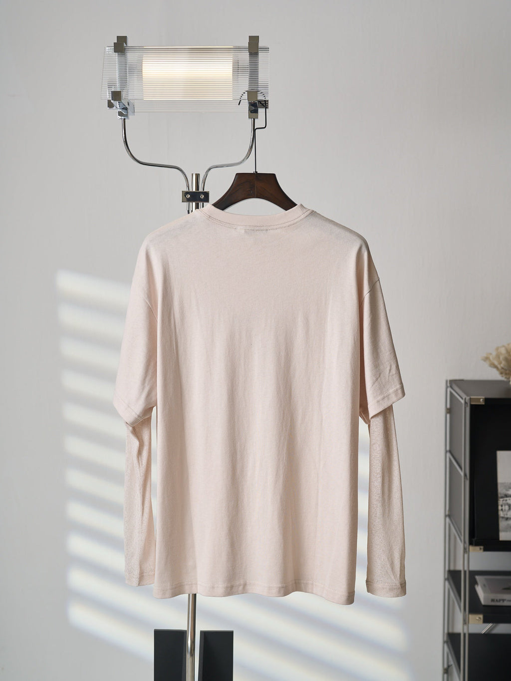 Acne Studios Layered‑Sleeve Frame‑Print T‑Shirt