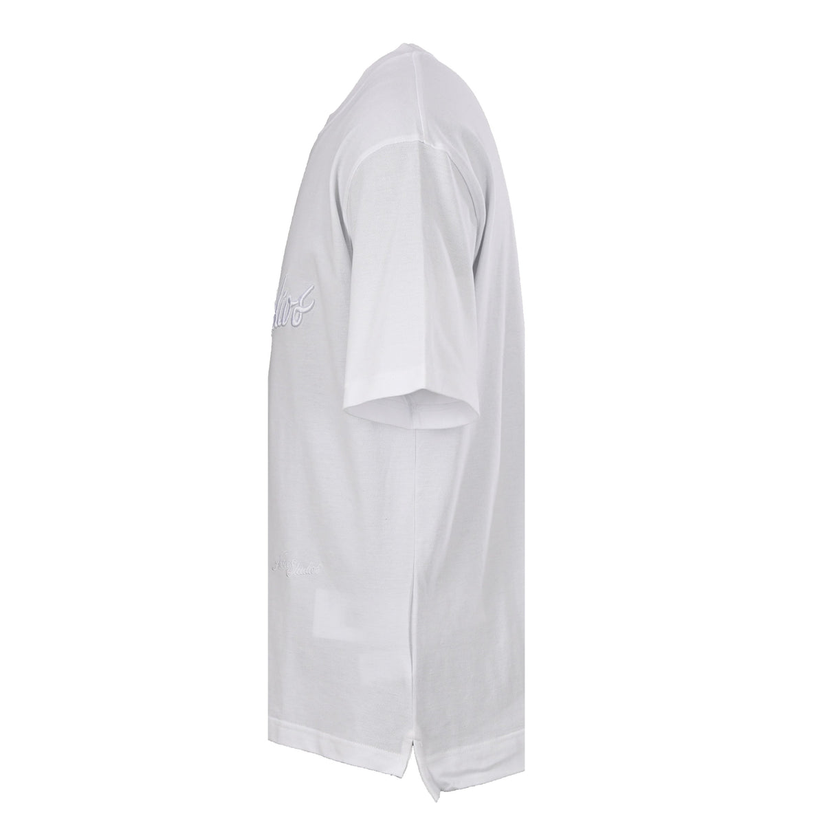 Acne Studios Script‑Embossed Textured‑Jersey Oversized Crew‑Neck T‑Shirt