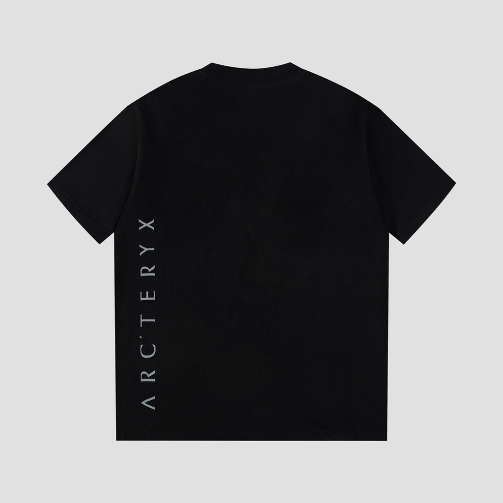 Arc'teryx Tonal Embroidered Bird Logo Front & Vertical Wordmark Back Unisex T-Shirt
