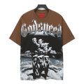 Godspeed Global Futuristic Women Short Sleeve Tee (Chocolate Brown)