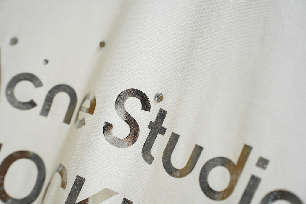 Acne Studios Stockholm 1996 Speckled Print Crew‑Neck Short‑Sleeve T‑Shirt